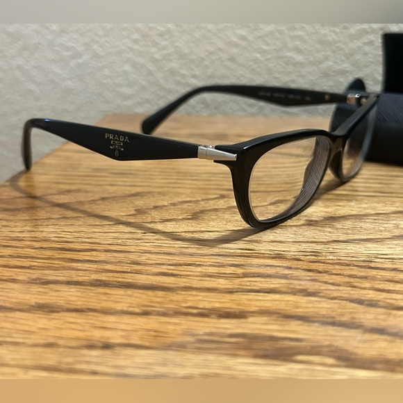 PRADA - VPR 15 P Glossy Black 53•16•135 FRAMES - Picture 1 of 7